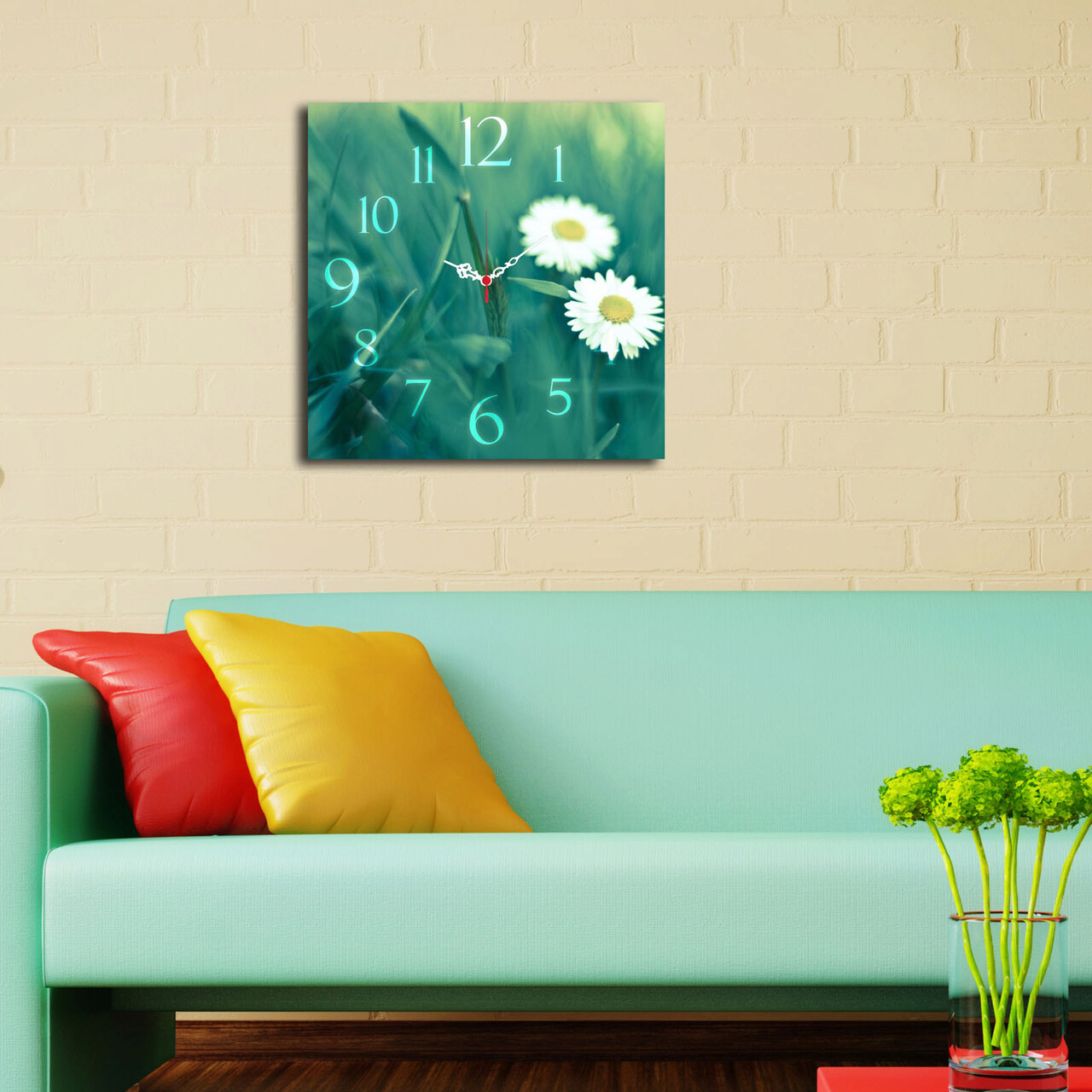 Ceas de perete, Msk-35, Dimensiune: 40 x 40 cm, Multicolor - imagine 3